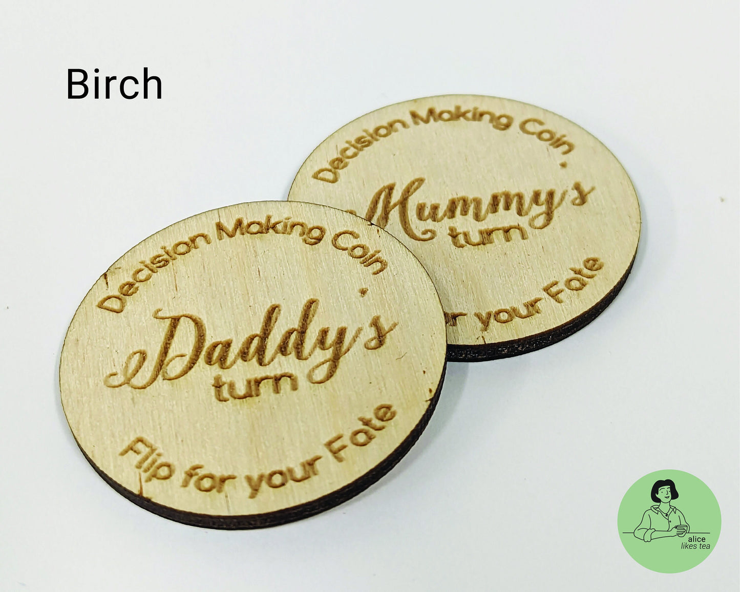 Decision Coin Flip for New Parents - Perfect for Baby Shower Gift
