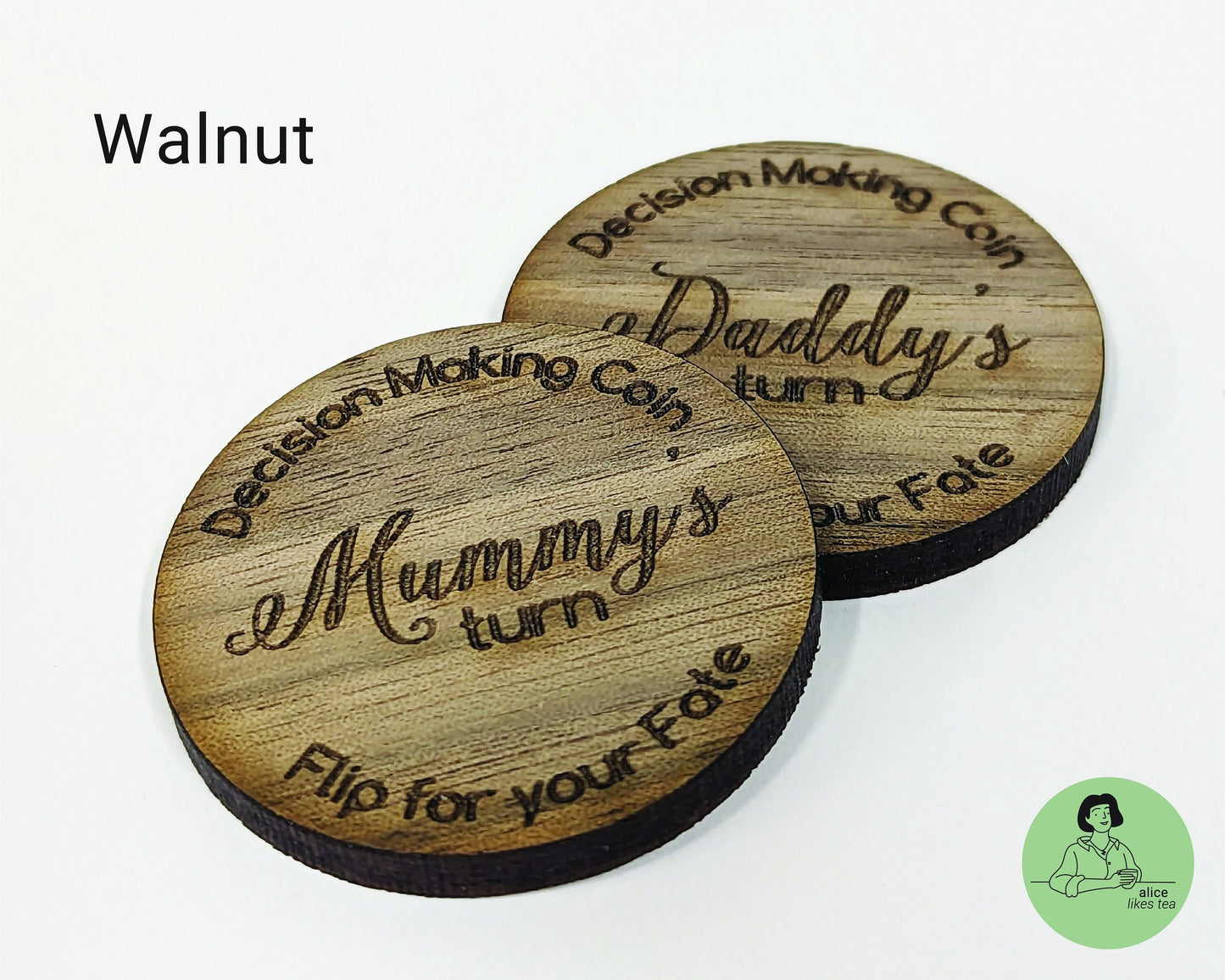 Decision Coin Flip for New Parents - Perfect for Baby Shower Gift