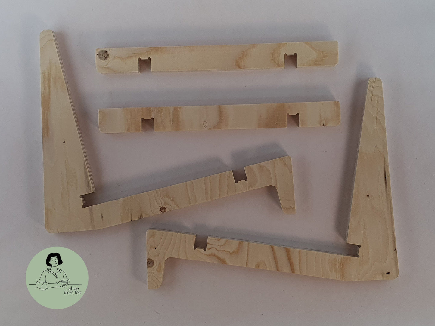 Premium Birch Ply Adjustable Portable Wooden Guitar Amp Stand - Various Sizes