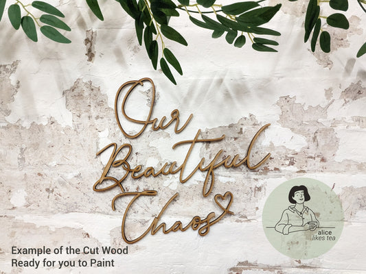 let's get naked - Wooden Word Art - Calligraphy - Perfect Gift - Bathroom Decor