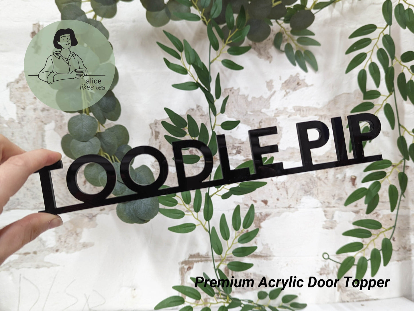 CUSTOM Design - Premium Acrylic Door Topper - Shelf Decor - Perfect Gift - Front Door Sign