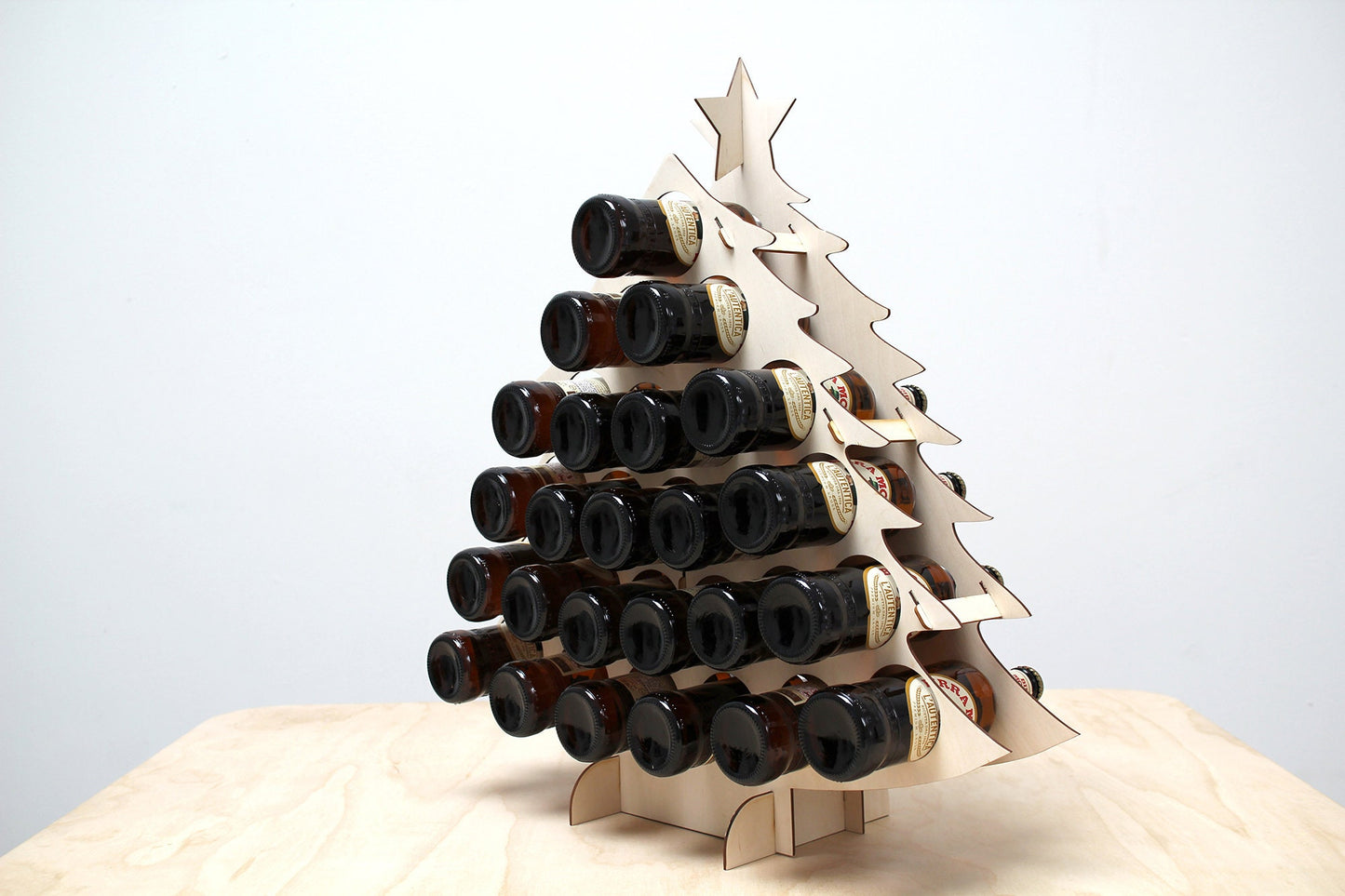 Bottle Christmas Tree Advent Calendar for Beer/Wine/Prosecco/Coca-Cola
