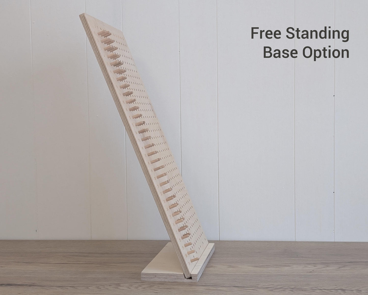 31 Day or Year Habit Tracker – Free Standing Wooden Self Care & Wellness Board – Reusable Mindful Daily Routine - Writeable Simple Design