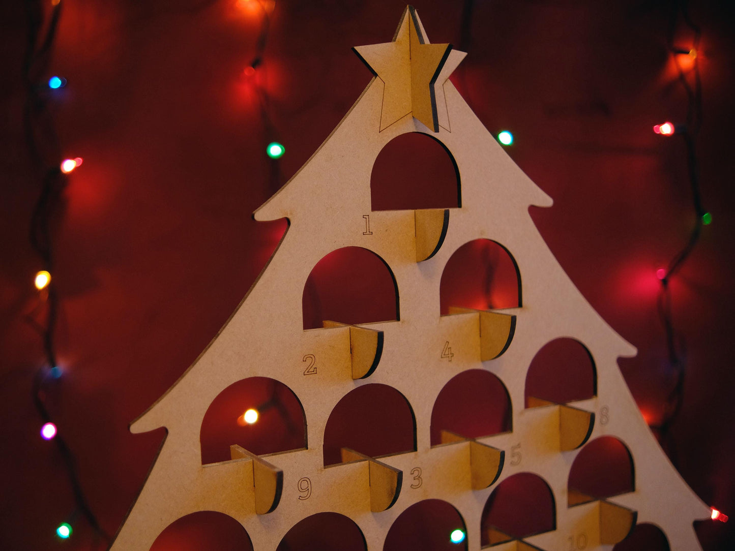 Tunnock’s Teacakes Advent Calendar Tree Reusable - Christmas Countdown - Fill Your Own