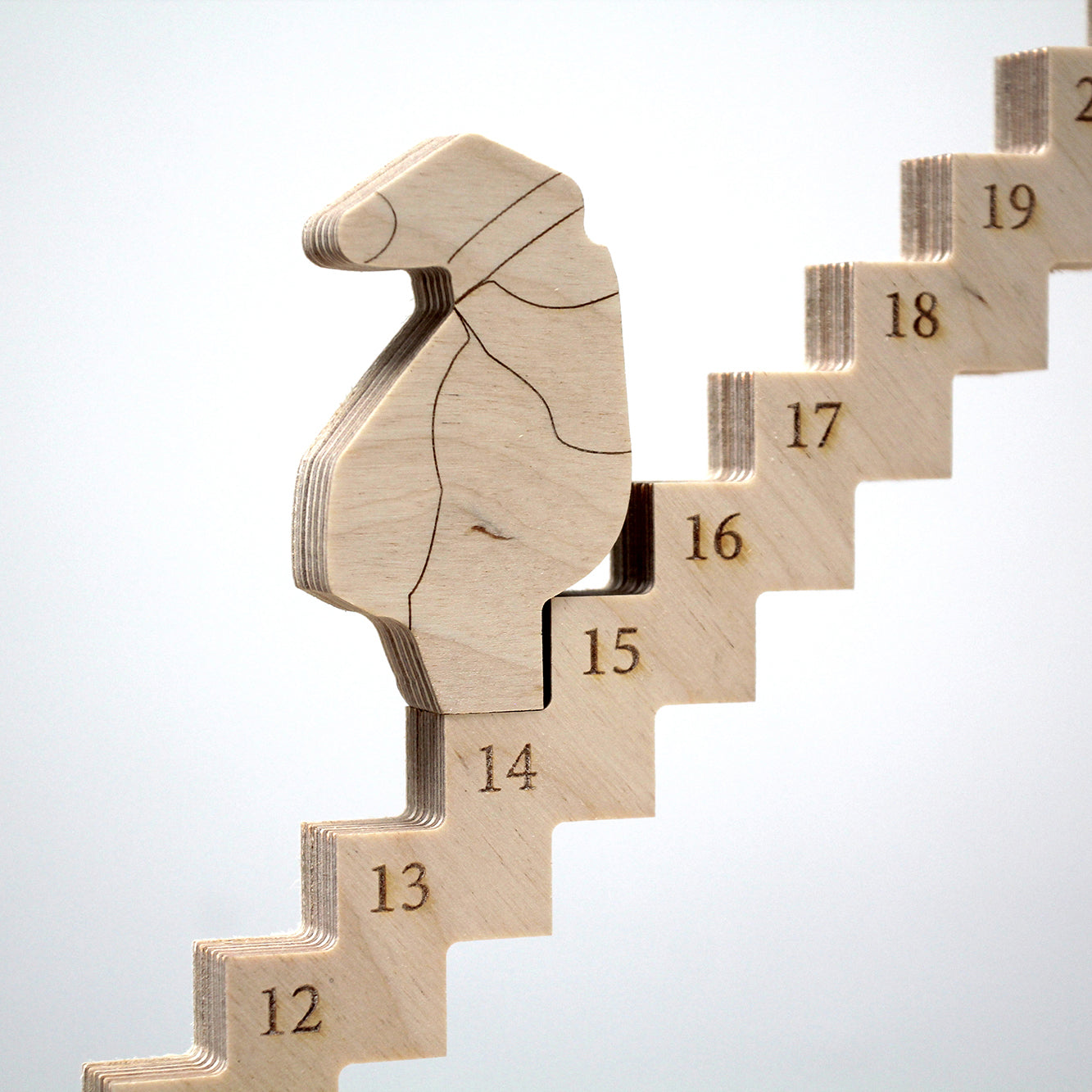 Santa Staircase Advent Calendar